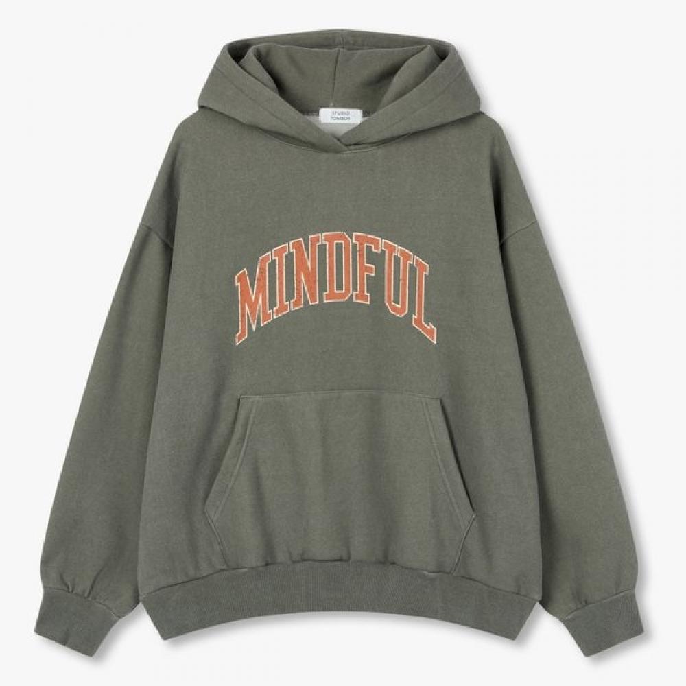 

Studio Tomboy Print Hooded Sweatshirt 9175422988ct Dark gray (84)/one size