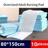 10 Pieces of Adult Nursing Pads for the Elderly with 80x150 Extra Large Diaper for the Elderly Mattresses Disposable Diaper Pads
