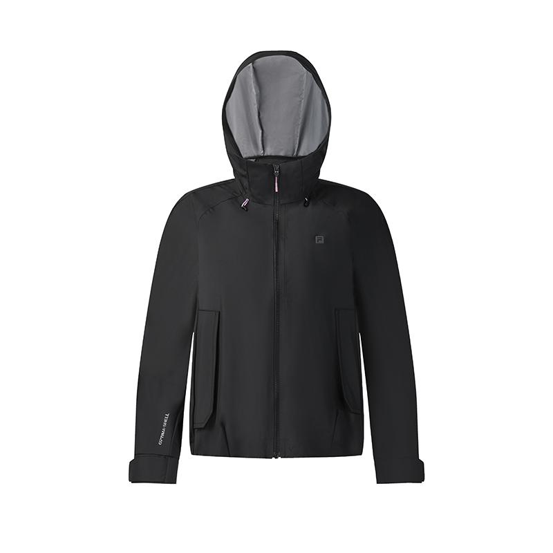 Fila Versatile Fashion Simple Design Trendy Personality Loose Hooded Jacket Women Jackets A11W517717FBK