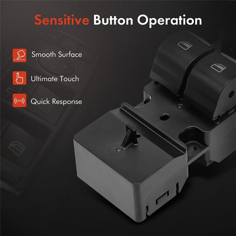 

A03E-Front Driver LH Power Window Switch For Ford Mustang 2015 2016 2017 2018- чёрный
