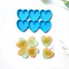 Heart-shaped Mirror Silicone Mold Suitable for Epoxy Resin Diy Craft Earrings Pendant Tag Keychain Jewelry Making