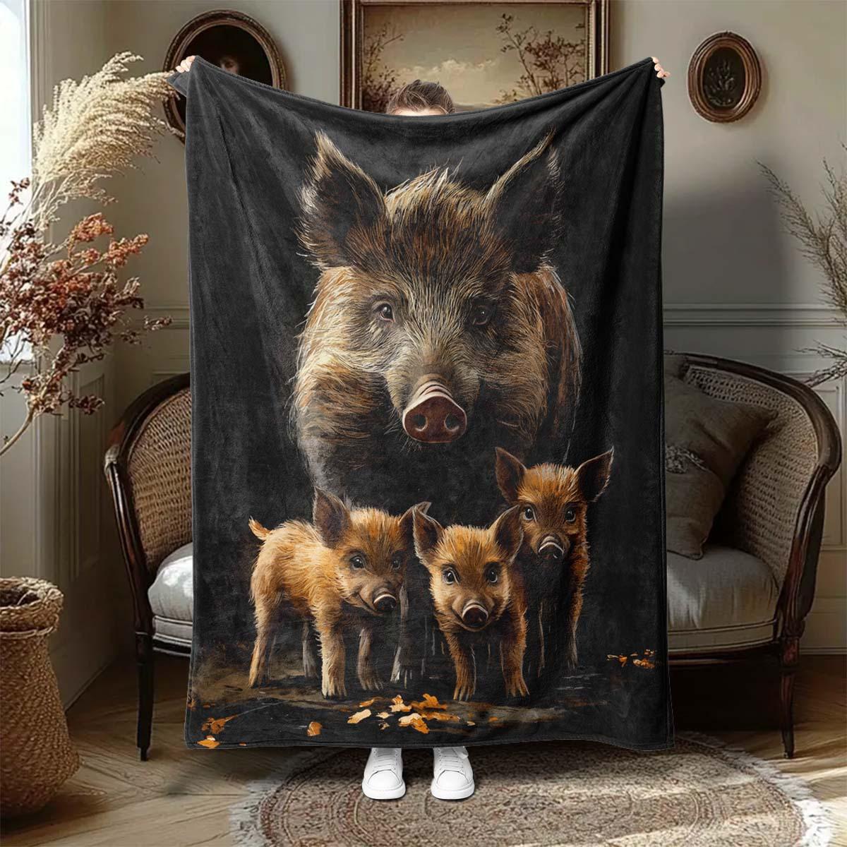 Kpop Girl Group Blanket - 3 Female Idols Print Flannel Throw 70x100cm