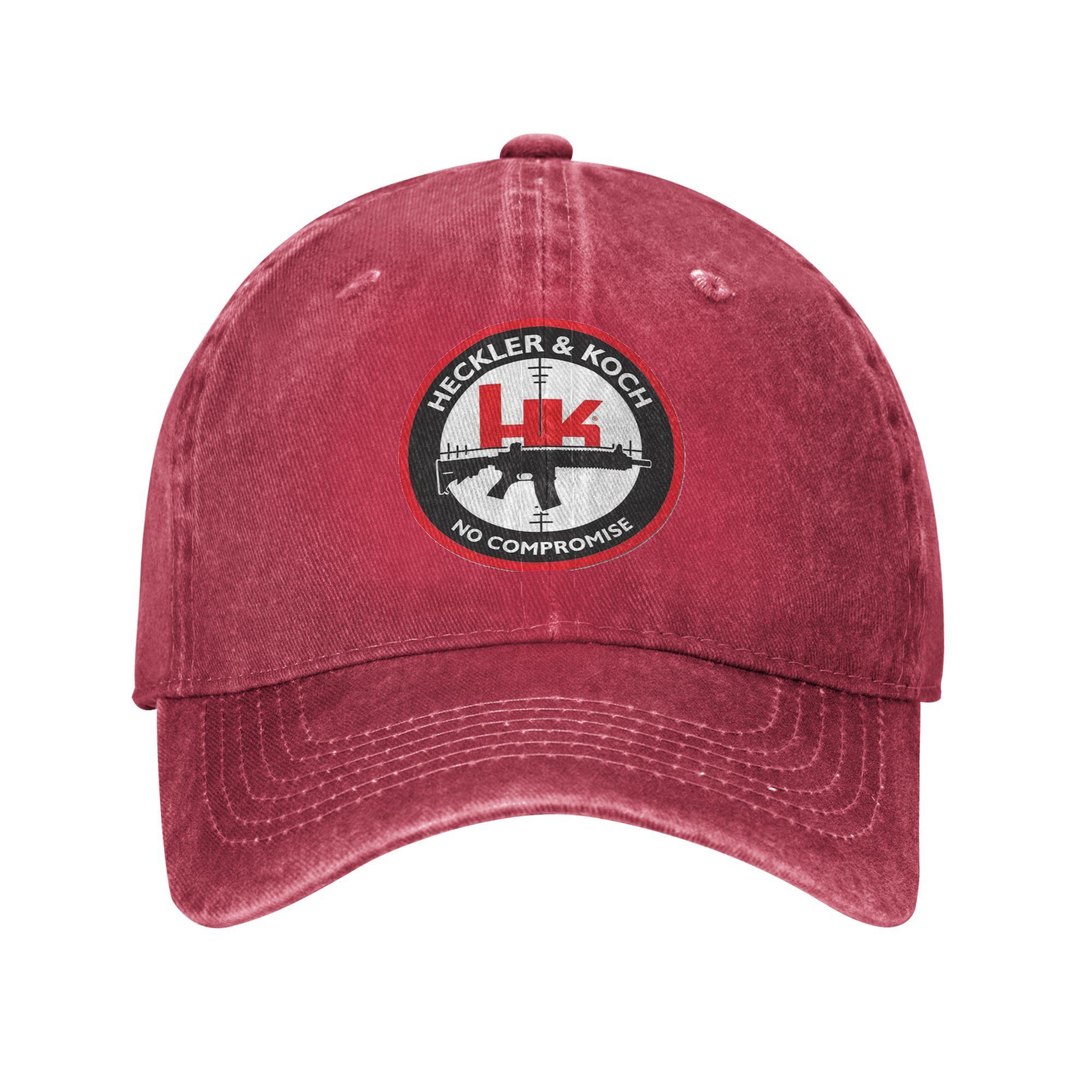 Heckler Koch Hk Logo Denim Cap Casual Baseball Caps Adjustable Hat Summer Unisex Baseball Hats One Size