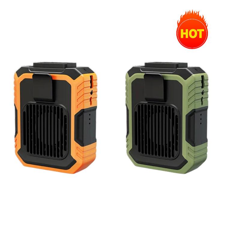 Outdoor Portable Fan Site Mini Handheld Fan Desktop Neck Fan Hanging Fan With Waist Fan