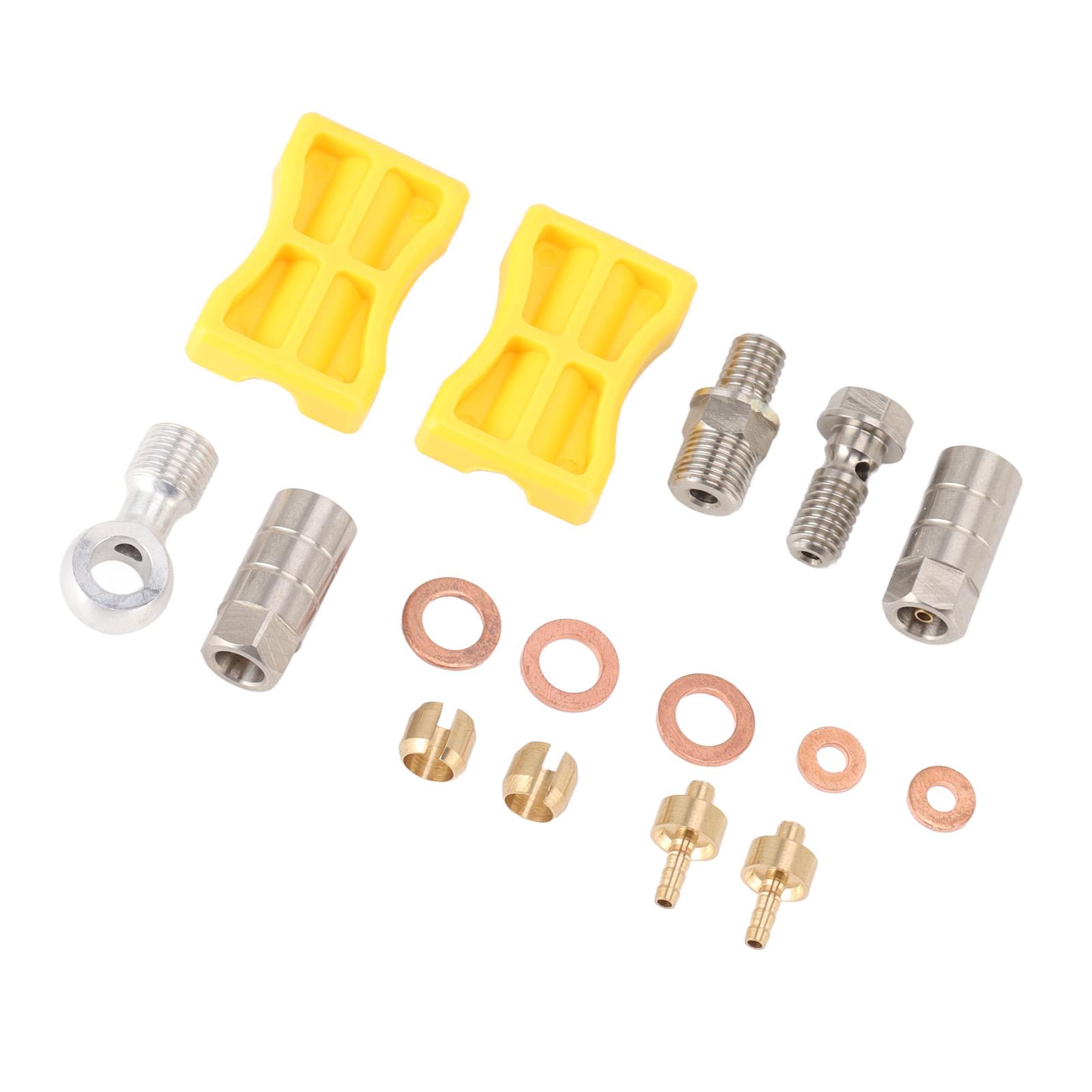 

Bike Brake Hose Connector Aluminium Alloy Durable Easy Installation Hydraulic Bike Brake Hose Set