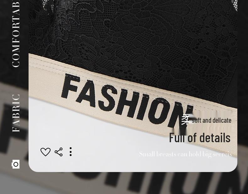 Summer Lace Push-Up Wireless Bra: Enhances Small Chest, Anti-Sag Support, Sexy Triangle Cup Design