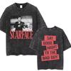 Movie Scarface Vintage Washed Tshirt Tony Montana Face Al Pacino Oversized Tshirts Men Women Fashion Hip Hop Gothic T Shirts