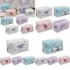 Cute Ins-style Cartoon Embroidered Makeup Bag With Large Capacity For Travel And Desktop Storage