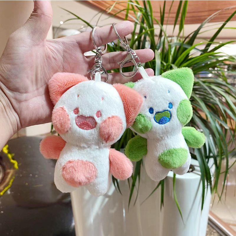 Adorable 4.7in Dudu Cat Plush Toy Keychain Decoration