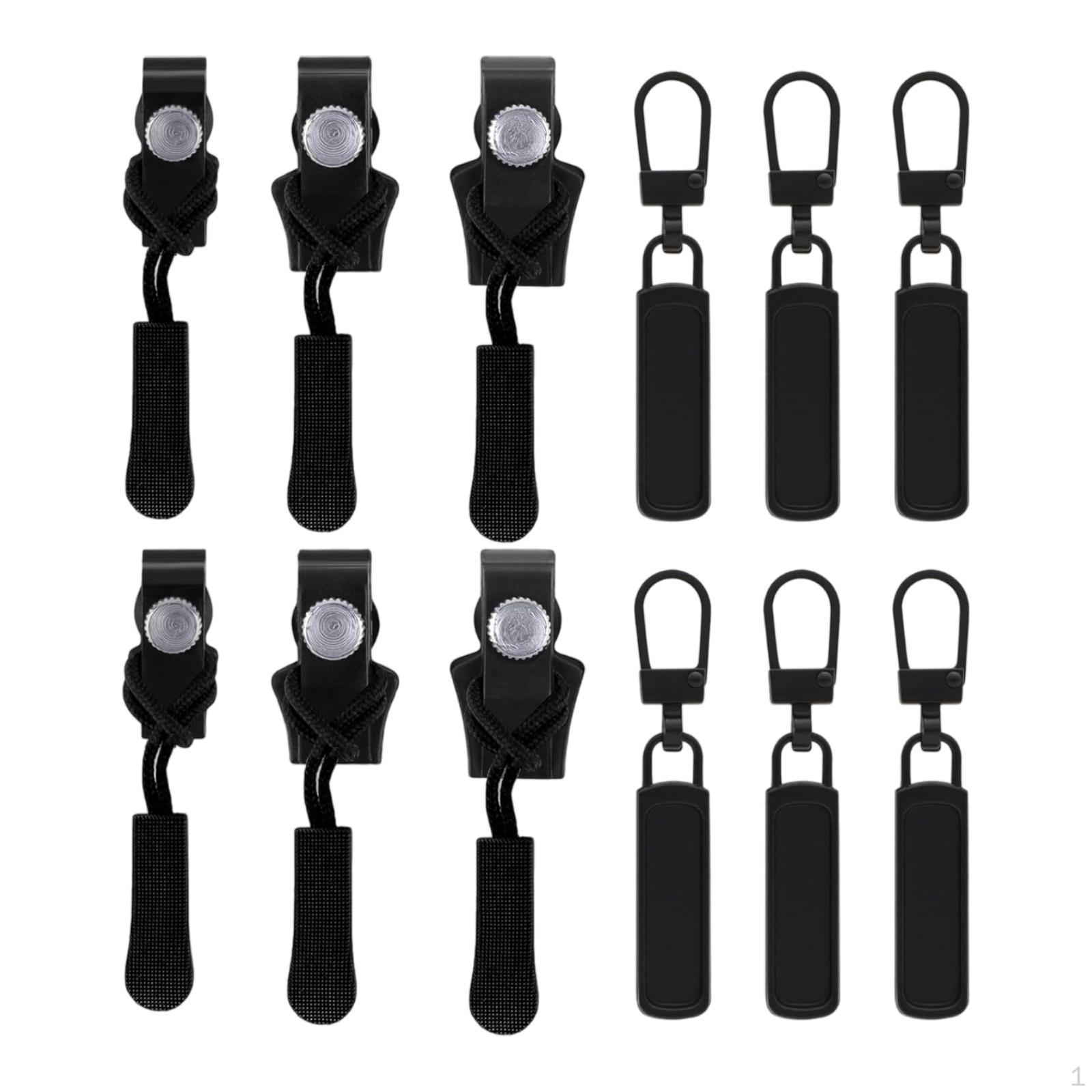 

12Pcs Zipper Repair Kit, Detachable Universal Replacement Pulls for Boots