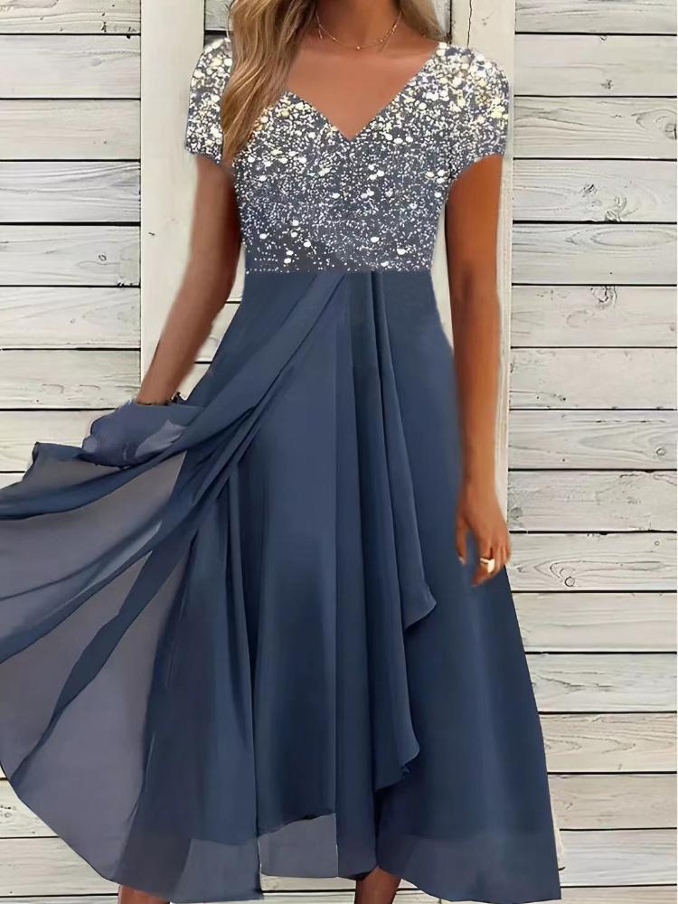 

Летнее женское платье, городская повседневная мода, женское платье из шифона в лоскутной технике 3XL белый