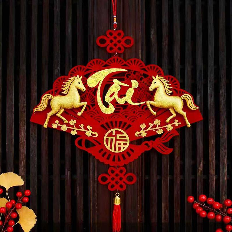 Vietnamese Year Hanging Pendants With Tassel Window Door Party Hanging Ornament 2026 Spring Festival Home Decor Accessories