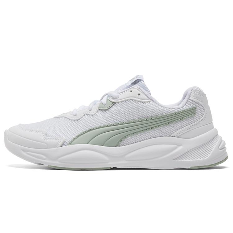 PUMA 90s Runner Nu Wave 'White Gray Green' (Unisex) Running Shoes 373017 21