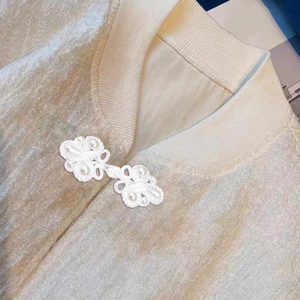 1Pair Vintage Buckle Cheongsam Buttons Dress Coat Fastener Han Clothing Button Costume Accessories