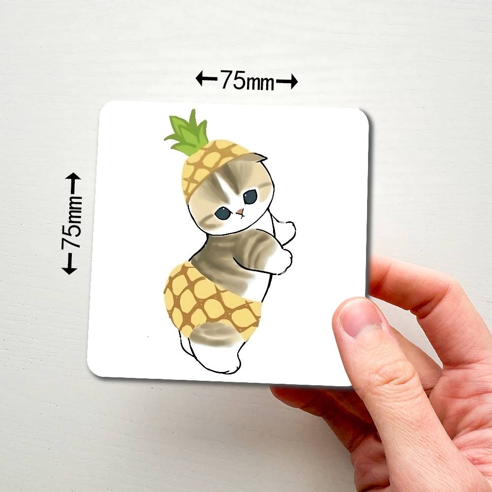 Hand Drawn Cute Cat Magnetic Refrigerator Magnets Soft Magnetic Decorative Stickers, Personalized Kitchen Refrigerator Magnets