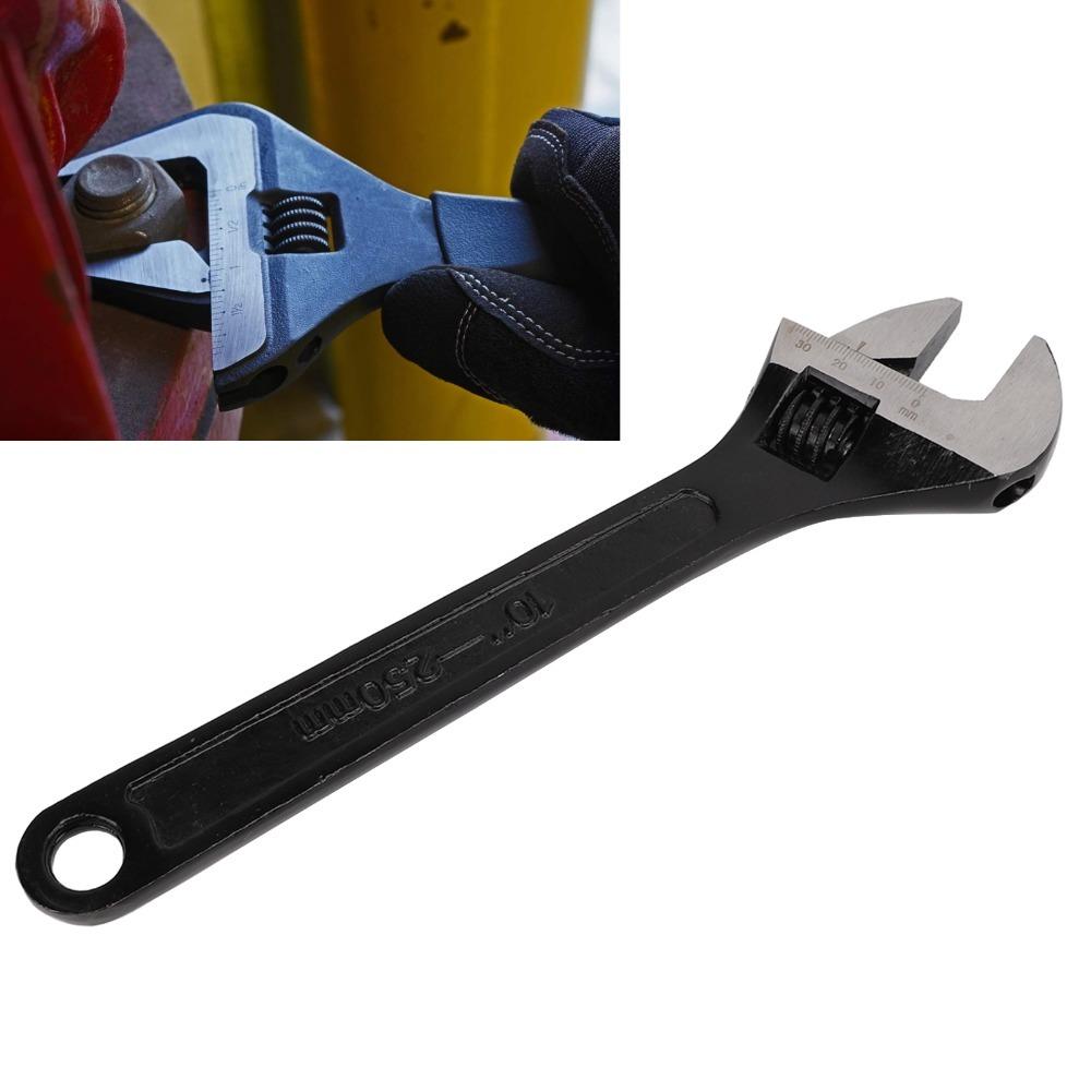 Adjustable Adjustable Wrench 45 Steel Open End Wrench New Black Oxide Wrench  General Maintenance