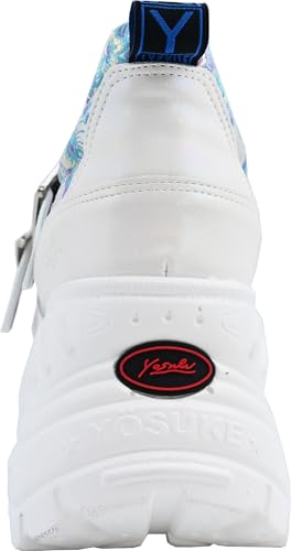 Platform belted sneakers