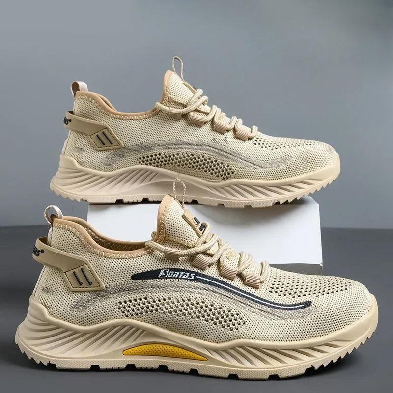 Fashion Men's Casual Sneakers Comfortable Male Shoes Lightweight Breathable Without Leather On Clearance Cheap Liquidation Size 9 Sale
