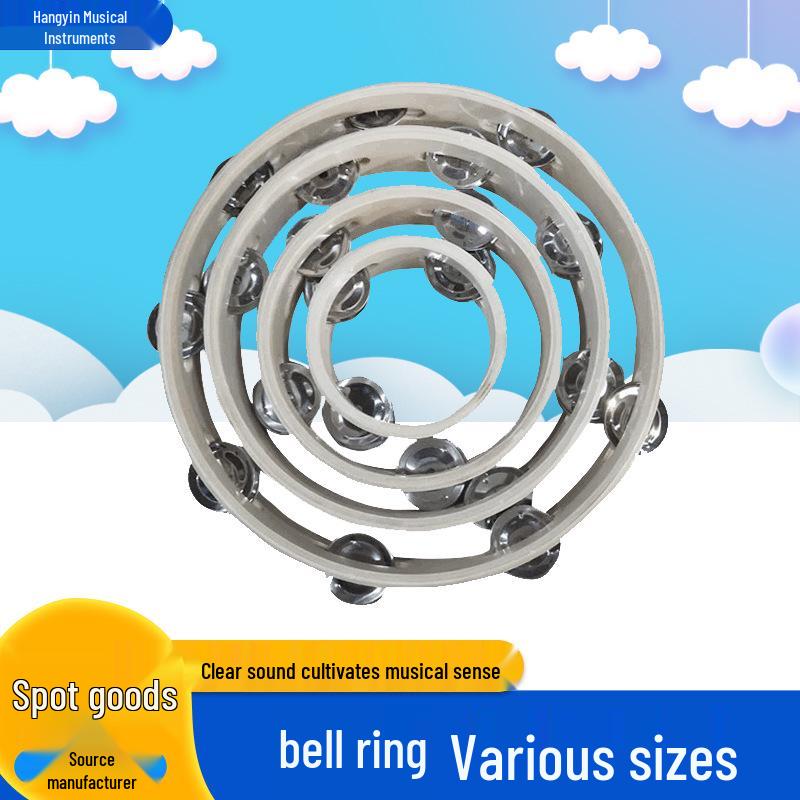 

Multi-size Children s Percussion Tambourine Ring 4 inch