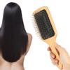 Simple Lady Female Wood Steel Needle Hairdressing Hair Care Healthy Scalp Massage Comb