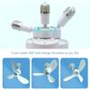 Adjustable Space Saving E27 Socket Fan AC85-265V Quiet Operation 30cm Diameter Adjustable Blade For Dorm Kitchen Indoor