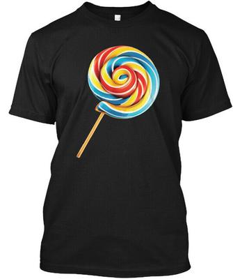 Lollipop Sugar Swirl Lolly T-Shirt Size S To 5XL