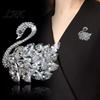 Sparkling Swan Brooch for Women, Rhinestone Decorative Lapel Sweater Decoration Pin, Animal Shaped Jewelry Suits Coats Sweaters Alloy Clothes