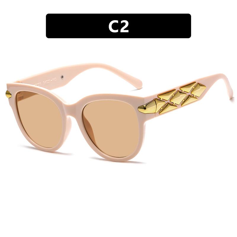 New Trendy Sunglasses Luxury Brand Design Holiday Camping Fashion Large Frame Sun Glasses Men Women Ideal Gift Sunnies