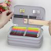 Large Capacity Colored Pencil Bag 2/3/4 Layers School Stationery Bag Pen Pouch  Drawing