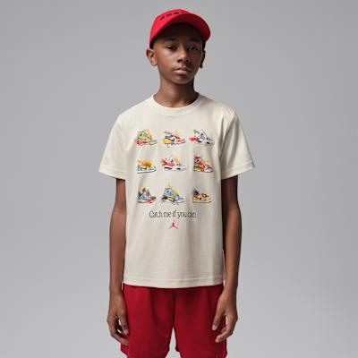 Jordan Kids T Shirts Crew Neck Moderate XS