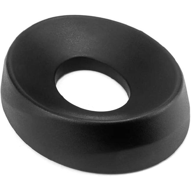 QWORK Motorcycle Helmet Stand, Helmet Service Pad, Helmet Support Donut Ring For Motorcycle Snowmobile Scooter Helmetsm, Black