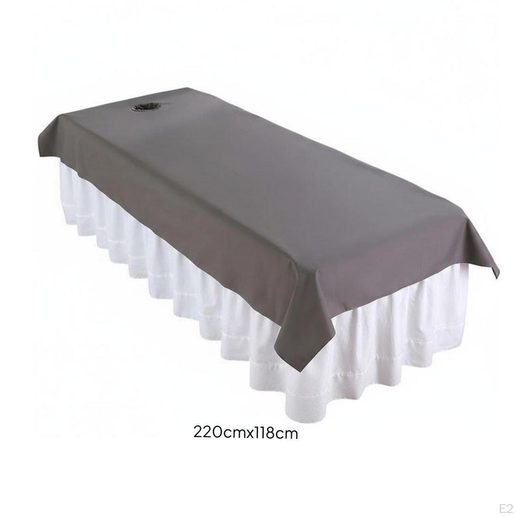 OilResistant Beauty Salon Bed Cover SkinFriendly Water Resistant Massage Table Sturdy