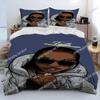 Set Biancheria da Letto Hip Hop Art Rapper Leggenda Stella Camera da Letto Morbido Copriletto Moderno Copripiumino Confortevole Coperta Trapuntata E Federa