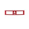 Red Carbon Fiber Warning Light Frame Cover Trim For Mercedes-Benz W203 2005-2007