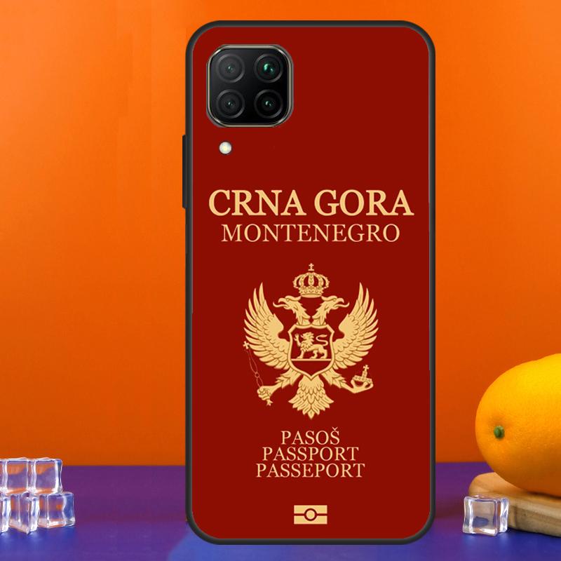 Montenegro Flagge Für Huawei Nova 12s 12i 11i 5T 9 10 SE Y91 Y90 Y60 Y70 Y72 Y61 P60 Pro P20 P40 P30 Lite Hülle