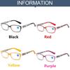 Women Vintage Elegant Portable Anti-Blue Light Eyeglasses Eye Protection Ultra Light Frame Reading Glasses
