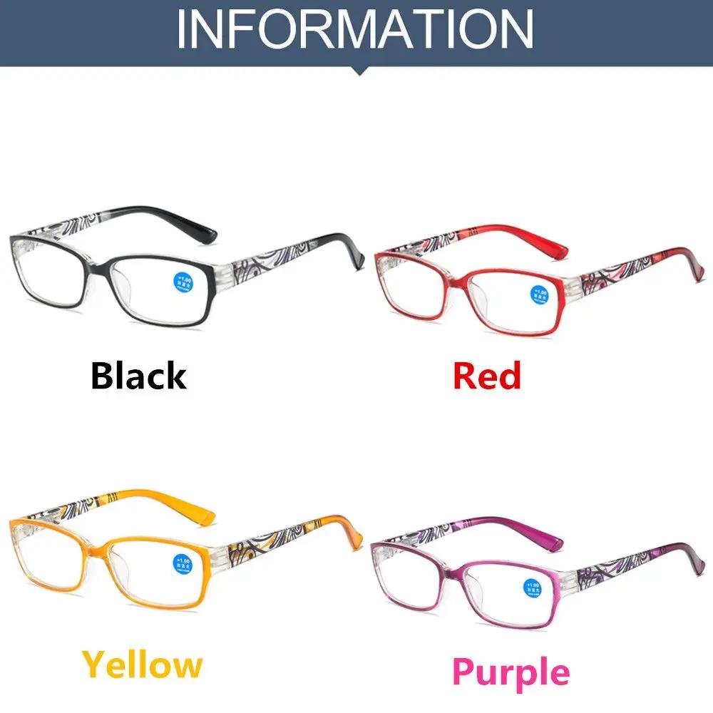 Women Vintage Elegant Portable Anti-Blue Light Eyeglasses Eye Protection Ultra Light Frame Reading Glasses