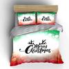 Merry Christmas Antler Design Bedding Duvet Cover Set Duvet Cover Pillowcases  (1*Duvet Cover 2*Pillowcases, Without Duvet Insert)