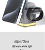 Multifunctional 3-in-1 Wireless Charging Magnetic Phone Stand with Touch Night Light