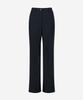 LORDLOAR Elastic Bonding Straight Slacks Black