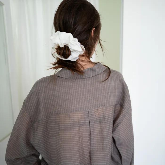 [2nd] Pleated Scrunchie_2 Colors