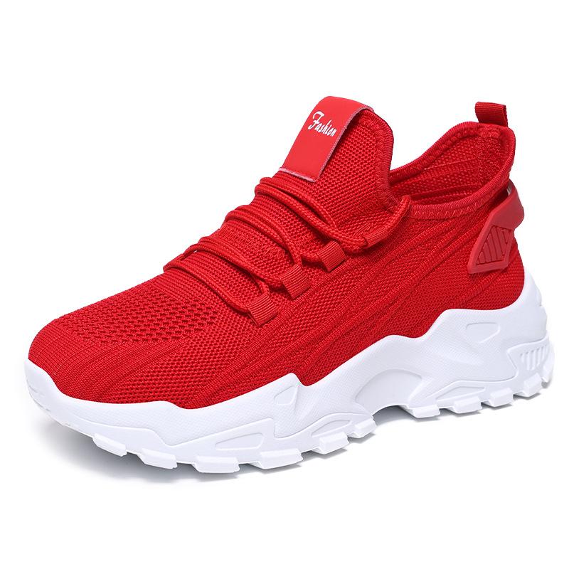 Shoes for Women's Shoes Versatile Summer New Casual Breathable Single Shoes Thick Sole Sneakers Women's Running Shoes