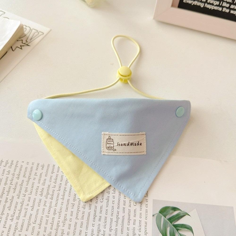 

Adjustable Dog Bibs Soft Pet Bandana NEW Dog Triangle Bibs for Small Medium Puppy Cat S синій