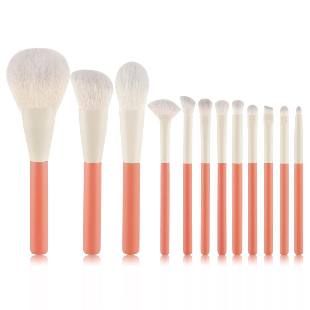 12 Holiday Series Makeup Brushes Soft Bristles Eyeshadow Highlight Grooming Highlight Loose Powder Brush Tool