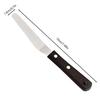 Stainless Steel Spatula, Small Metal Spatula | Cookie Spatula, Stainless Steel Pancake Cut and Serve Turner, Pie Server, Wooden Handle, 4/6/8/10-Inch