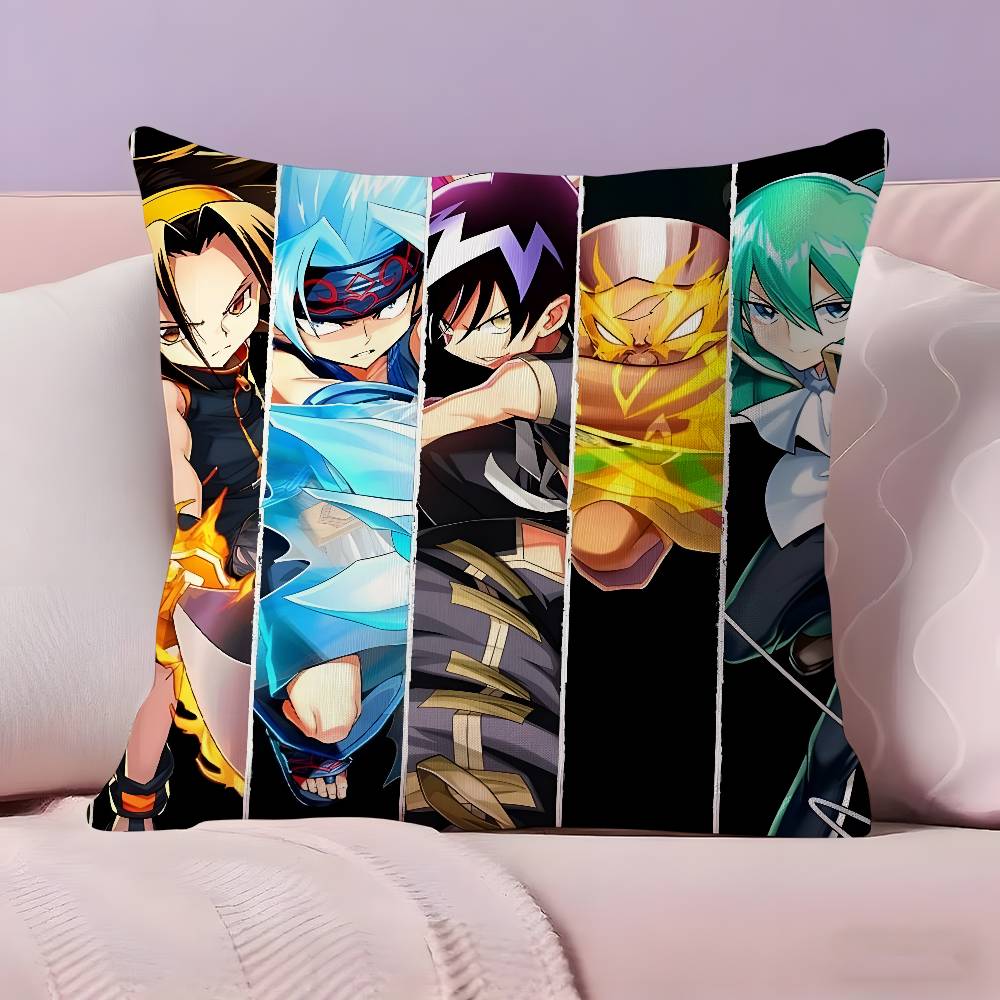 Anime Shaman King Pillow Case Pillowcase Ultra Soft Skin Friendly Fabric Cloud Like Comfort & Concealed Zipper