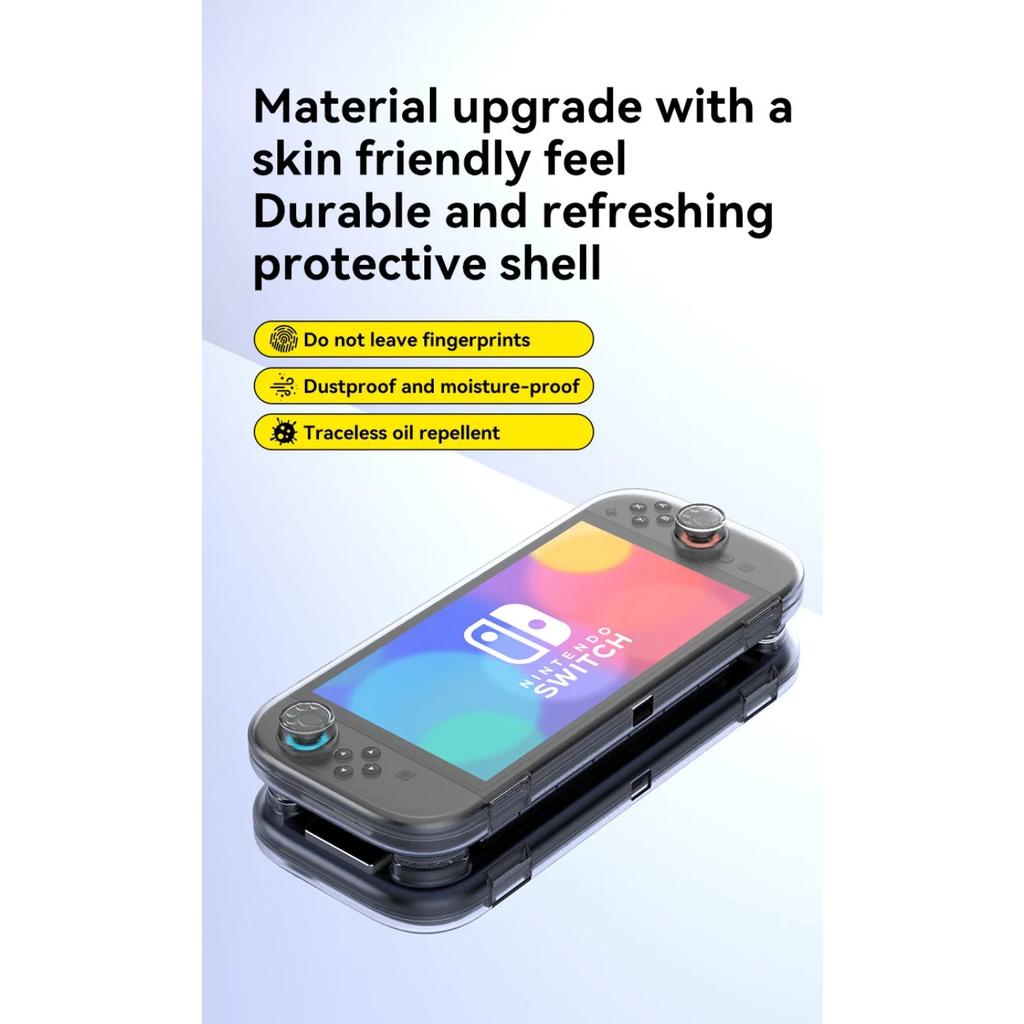 ABS Matte Translucent Hard Protective Shell Case for Switch 2 Console & Controller Cases with Game Card Slots & Charging Port