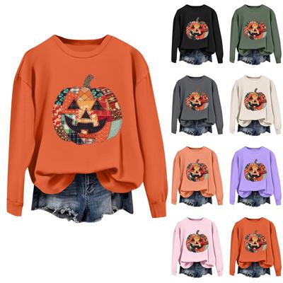 Women  Tops Women's Long Sleeve Sweatshirt Casual Crewneck Loose Fit Pollover Fleece Tops