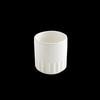 GOWKE Half-Textured White Ceramic Cup