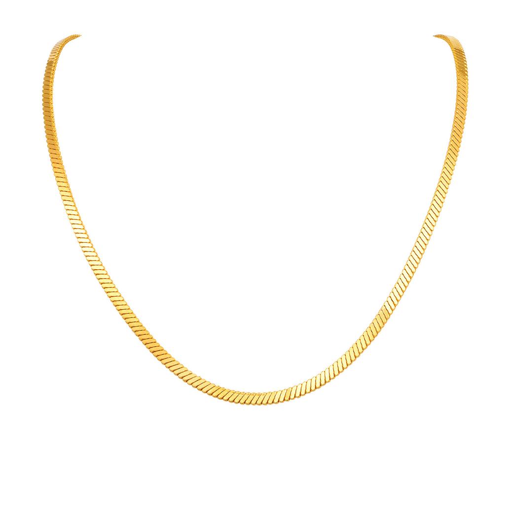 Jewelry Stainless Steel Double Blade Chain Necklace Simple Versatile Jewelry Female Nc-2307